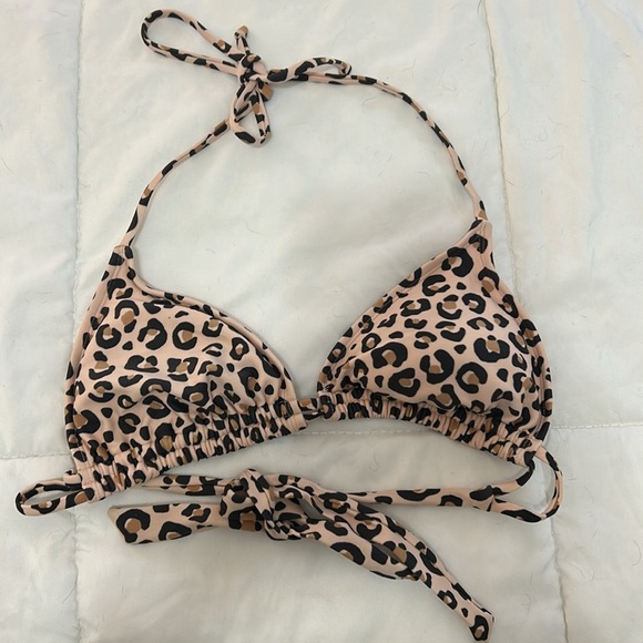 Xhilaration Brown and Black Leopard Print Bikini Size Medium - Picture 2 of 5